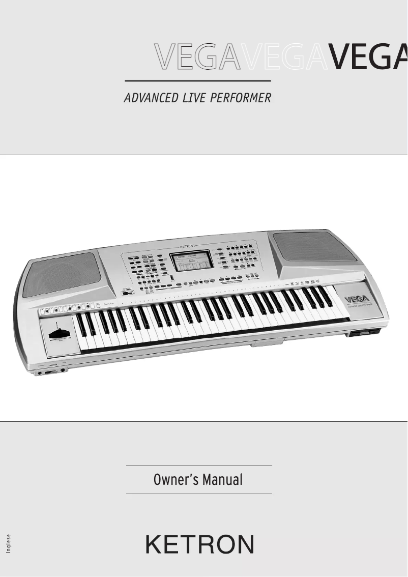 Page 1 de la notice Manuel utilisateur Ketron Vega
