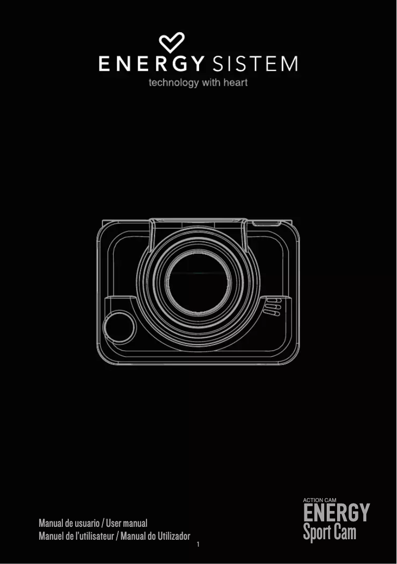 Page 1 de la notice Manuel utilisateur Energy Sistem Sport Cam Extreme