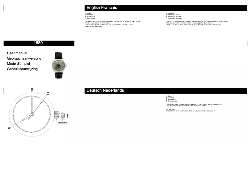 Page 1 de la notice Manuel utilisateur Davis Logan 1680
