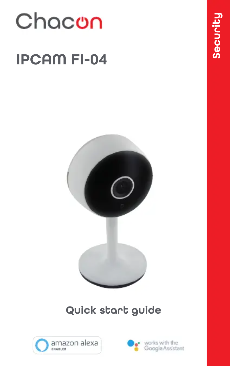 Image de la première page du manuel de l'appareil IPCAM-FI04