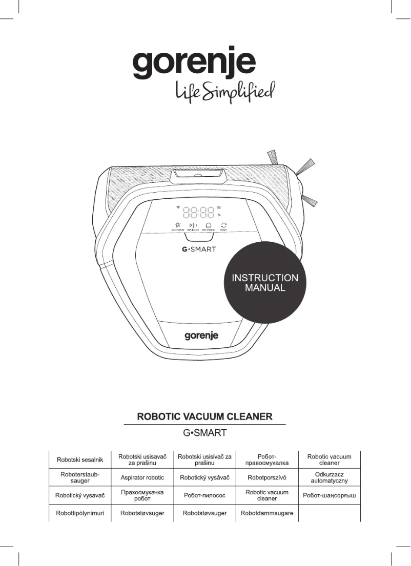 Page n°1 - Manuel utilisateur Gorenje RVC216BK