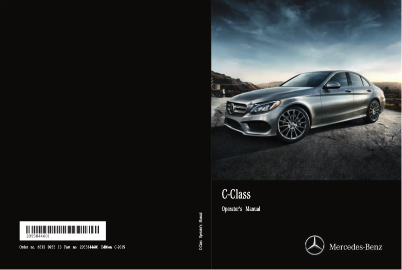 Page 1 de la notice Manuel utilisateur Mercedes-Benz C400 4MATIC (2015)