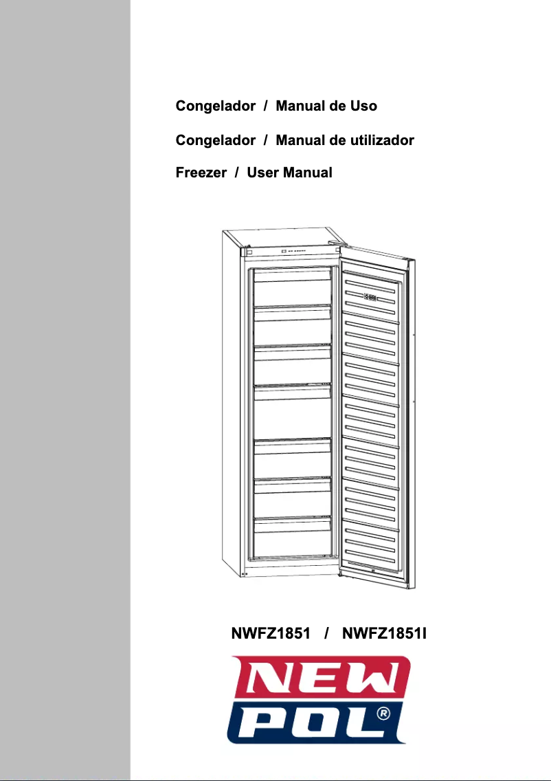 Page 1 de la notice Manuel utilisateur New Pol NWFZ1851I