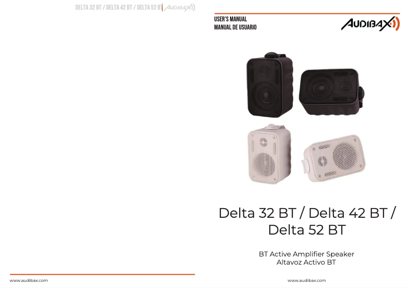 Page n°1 - Manuel utilisateur Audibax Delta 32 BT