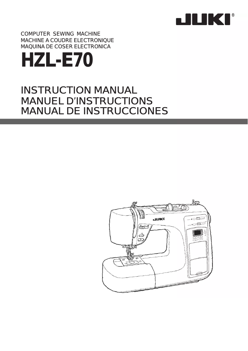 Image de la première page du manuel de l'appareil HZLE-70