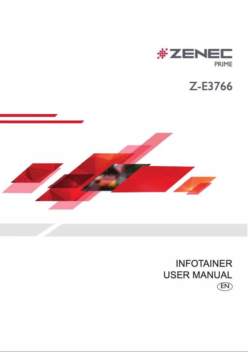 Image de la première page du manuel de l'appareil Z-E3766