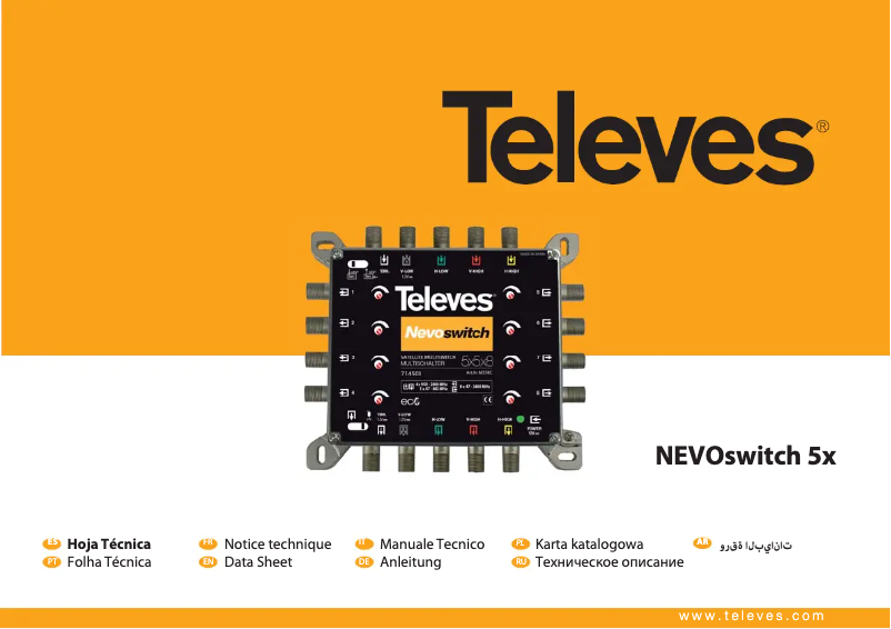 Page n°1 - Manuel utilisateur Televes NevoSwitch 714506