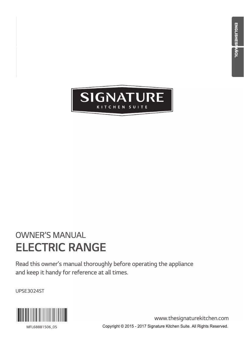 Page n°1 - Manuel utilisateur Signature UPSE3024ST