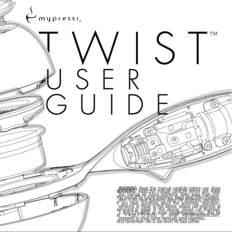 Página 1 del manual Manual de usuario Habitat MyPressi Twist