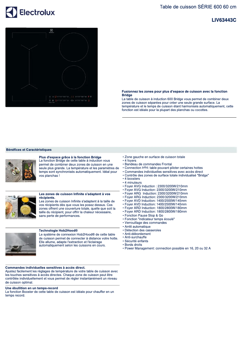 Image de la première page du manuel de l'appareil LIV63443C