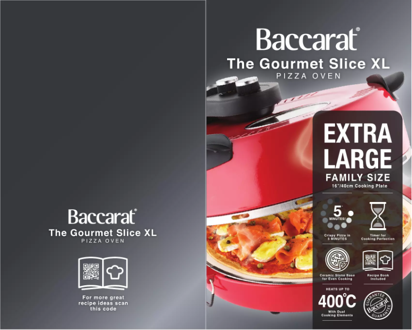 Page 1 de la notice Manuel utilisateur Baccarat The Gourmet Slice XL