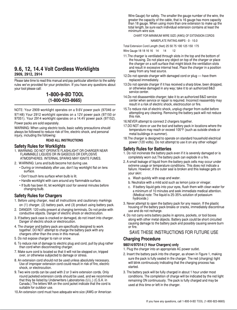 Image de la première page du manuel de l'appareil 2912