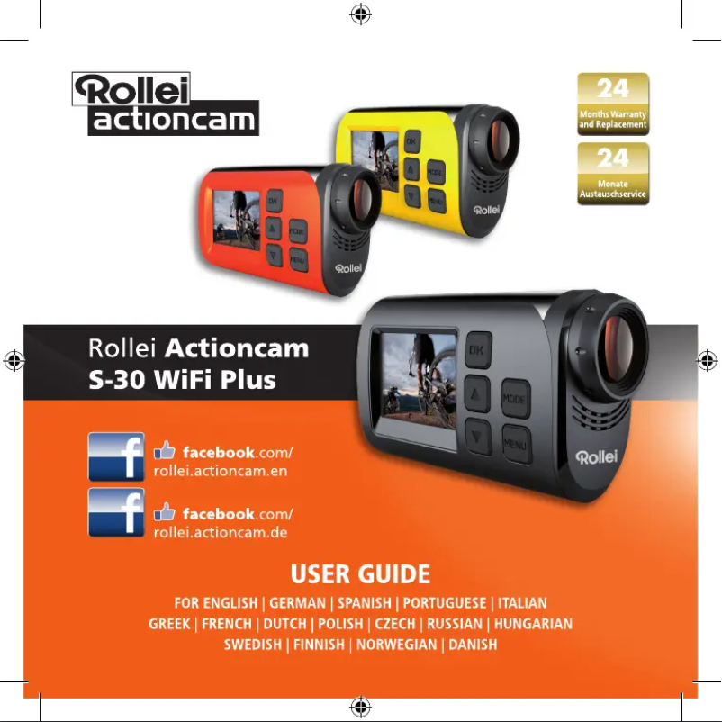 Page n°1 - Manuel utilisateur Rollei S-30 WiFi Plus