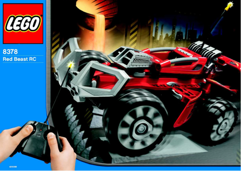 Page n°1 - Manuel utilisateur Lego Red Beast RC