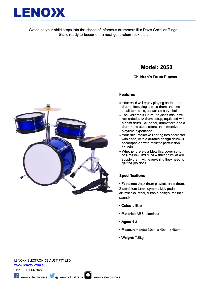 Image de la première page du manuel de l'appareil 2050