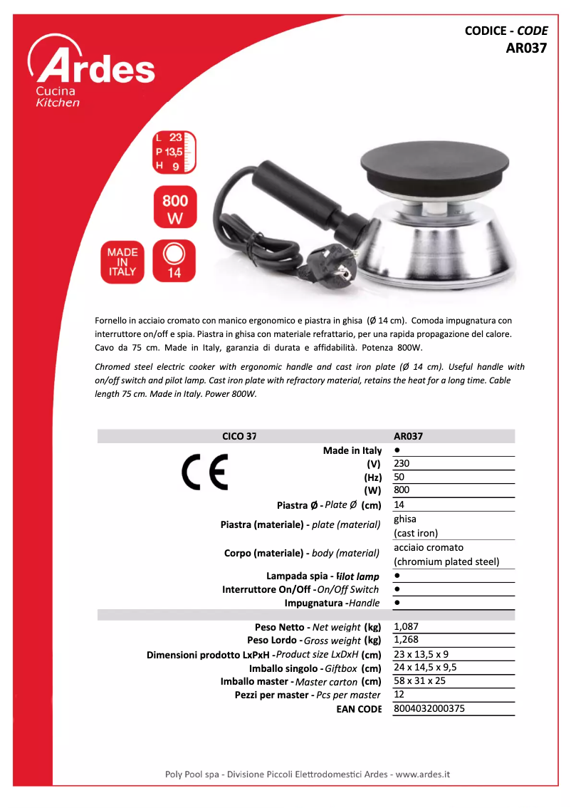Imagen de la primera página del manual del dispositivo DSC6937