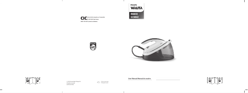 Image de la première page du manuel de l'appareil PerfectCare Compact Essential RI6833