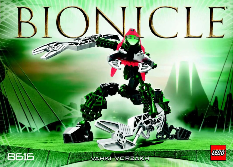 Page 1 de la notice Manuel utilisateur Lego Vahki Vorzakh