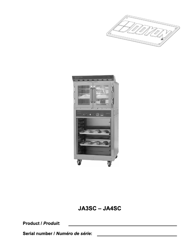 Image de la première page du manuel de l'appareil JA4SC