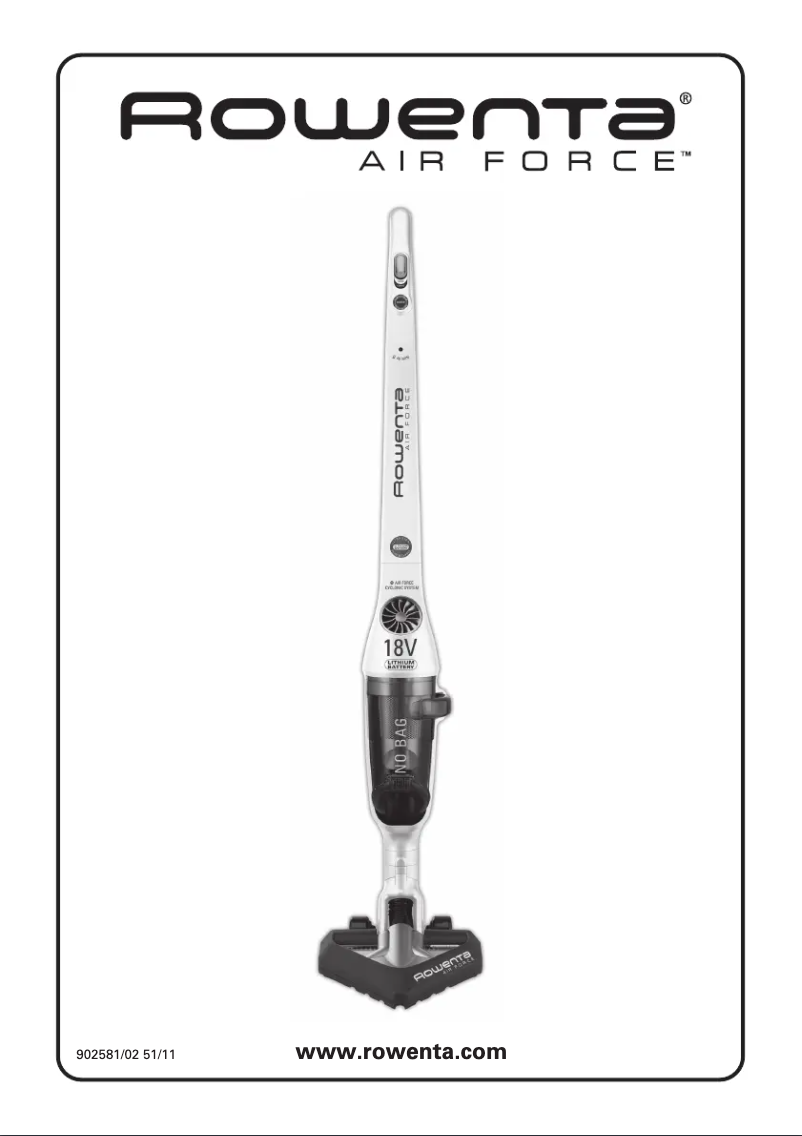 Page n°1 - Manuel utilisateur Rowenta RH8657