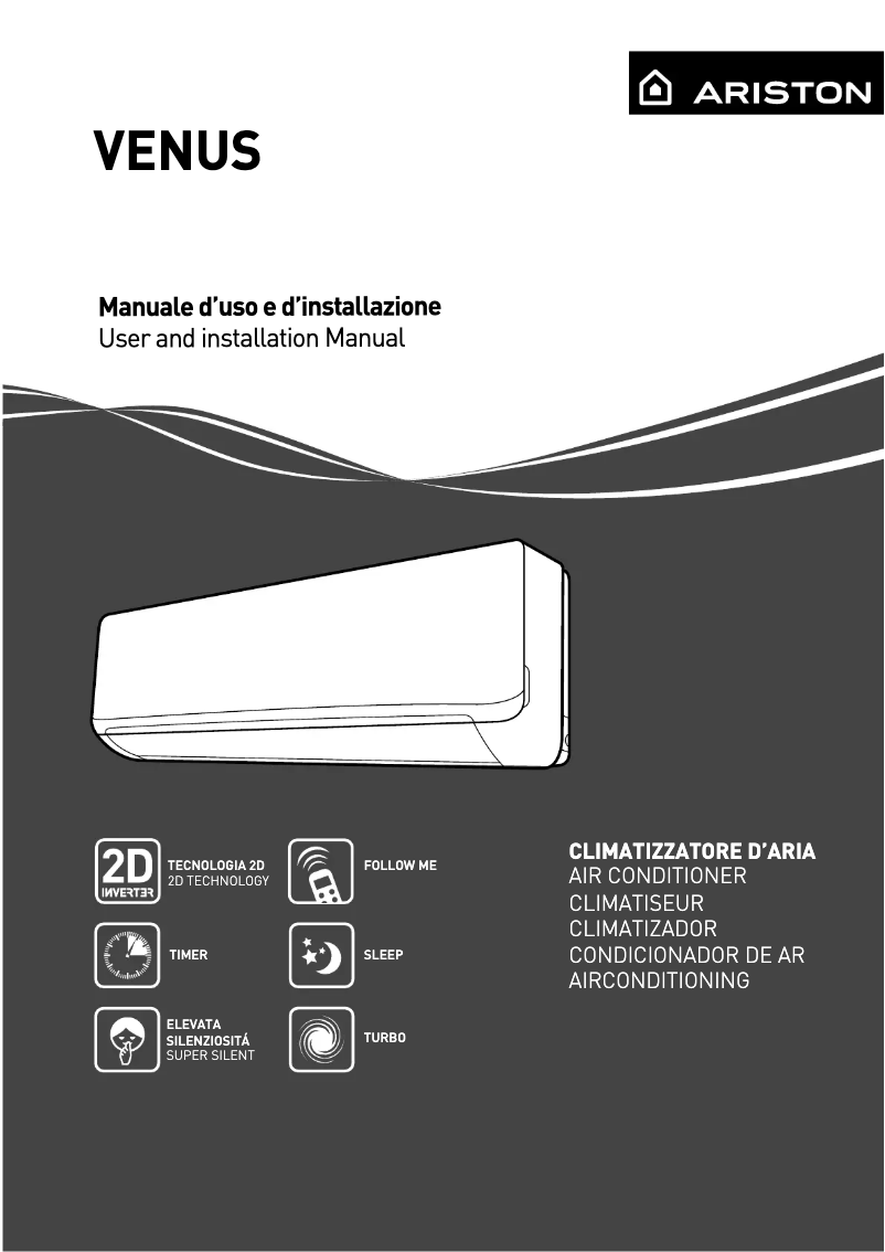 Page n°1 - Manuel utilisateur Hotpoint Ariston VENUS 25 UC8-I