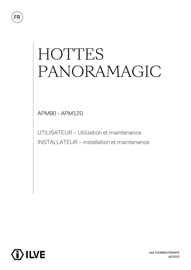 Image de la première page du manuel de l'appareil APM120