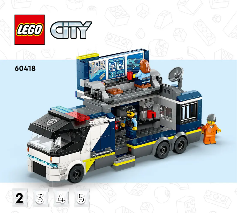 Page 1 de la notice Manuel utilisateur Lego City 60418