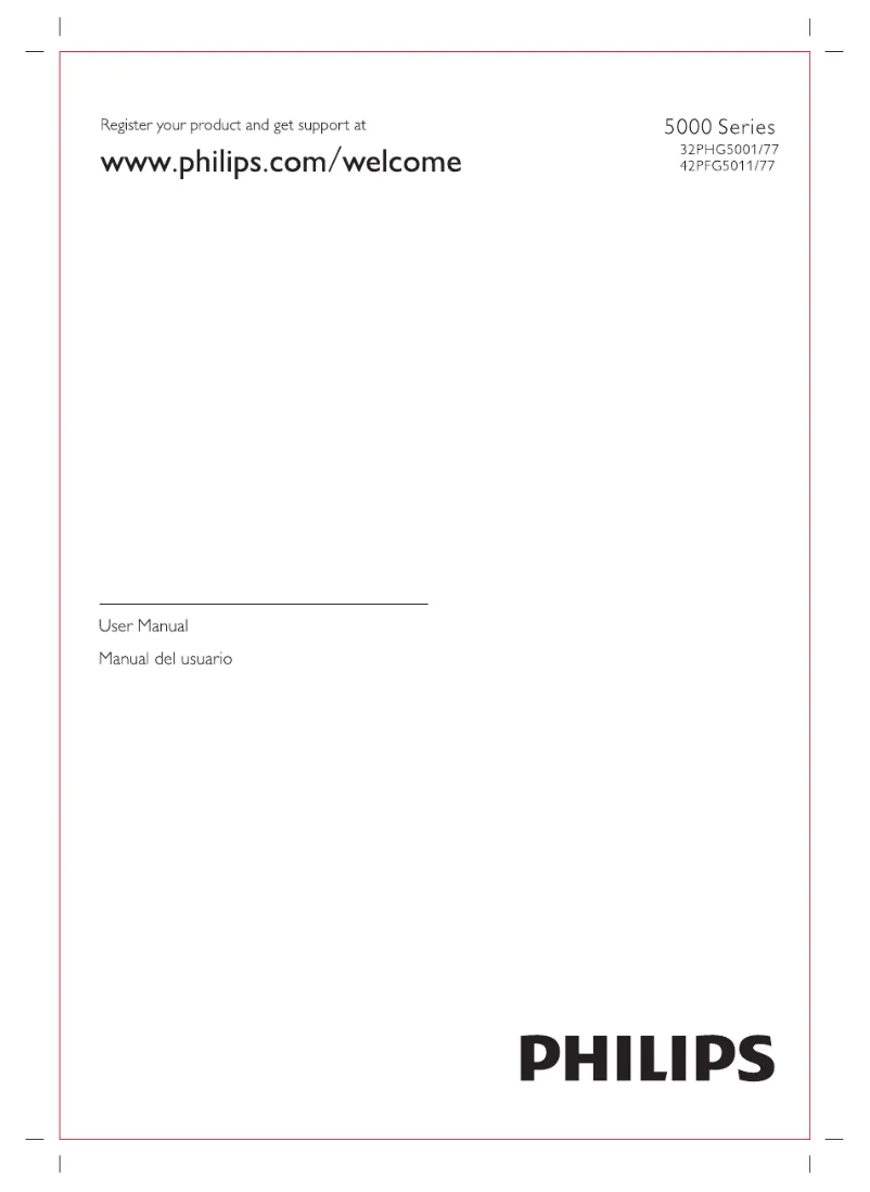 Imagen de la primera página del manual del dispositivo 42PFG5011