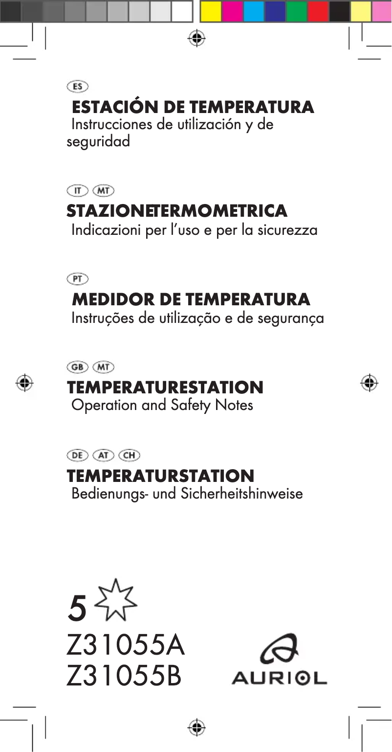 Page 1 de la notice Manuel utilisateur Auriol IAN 77437