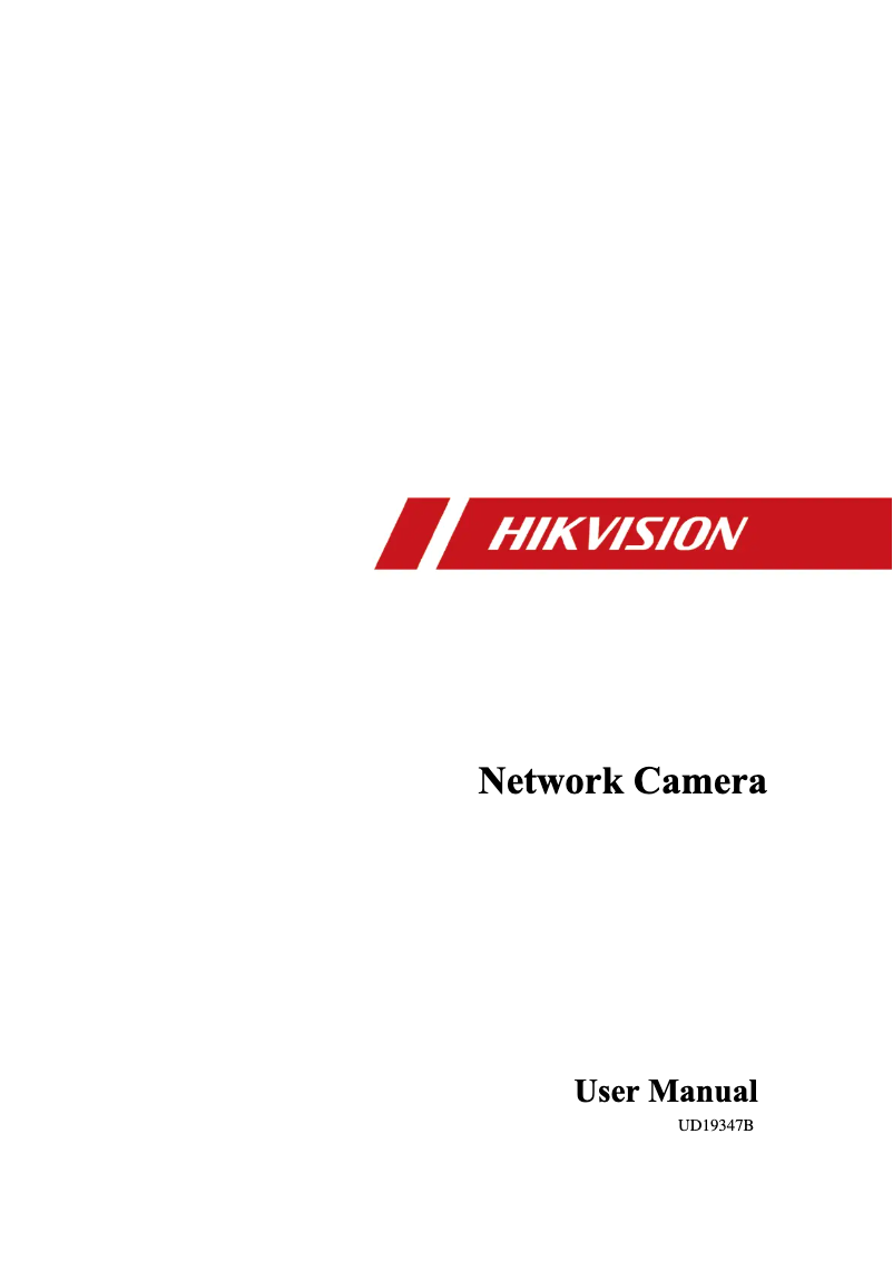 Page 1 de la notice Mode d'emploi Hikvision DS-2CD3063G0-I