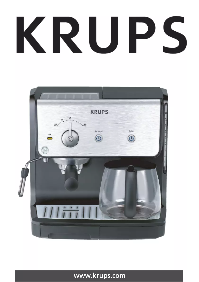 Page n°1 - Manuel utilisateur Krups XP2000