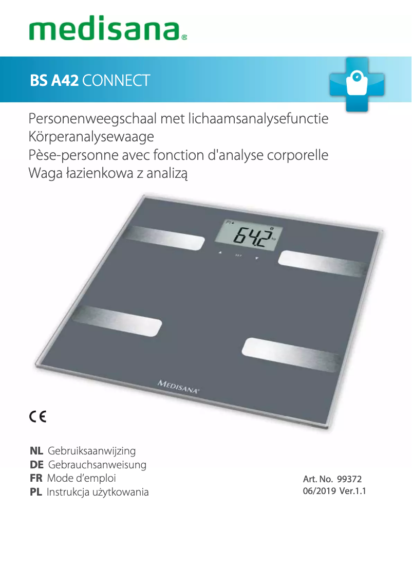 Page 1 de la notice Manuel utilisateur Medisana BS A42 Connect