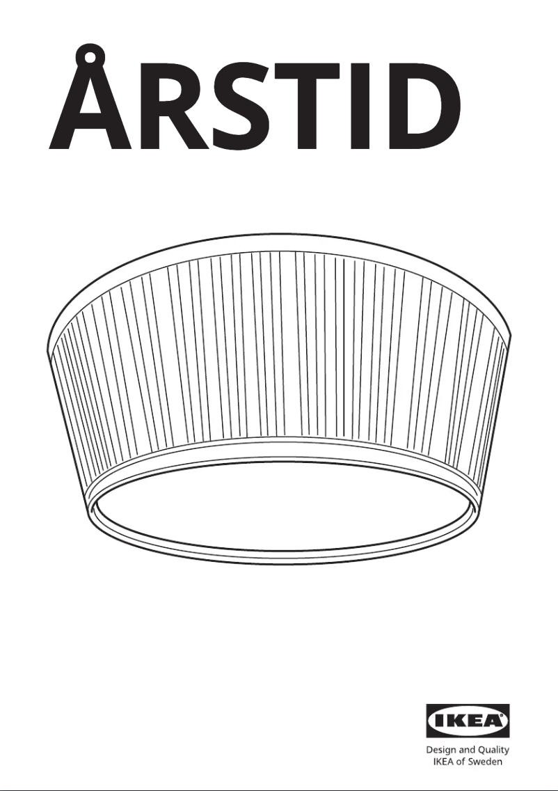 Image de la première page du manuel de l'appareil ÅRSTID 901.760.47