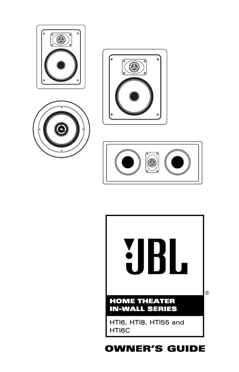 Page n°1 - Manuel utilisateur JBL HTI55