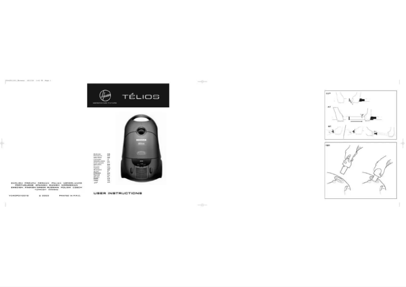 Image de la première page du manuel de l'appareil Telios TRT5856011