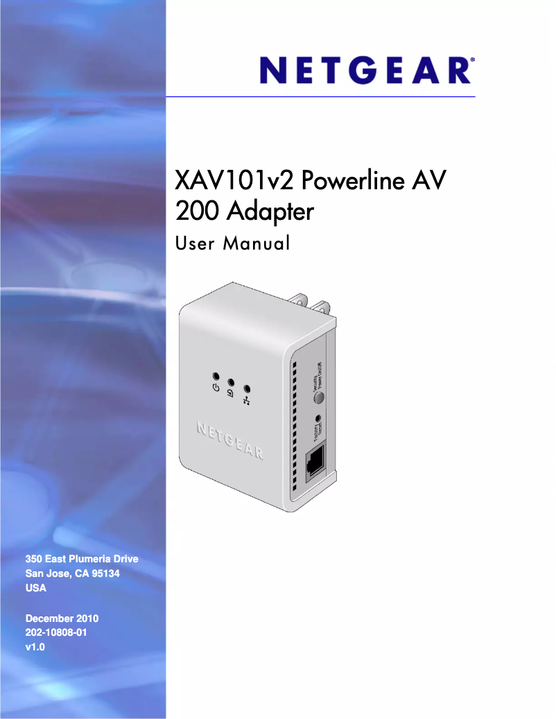 Page n°1 - Manuel utilisateur Netgear XAV101v2