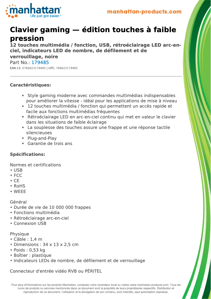 Image de la première page du manuel de l'appareil 179485