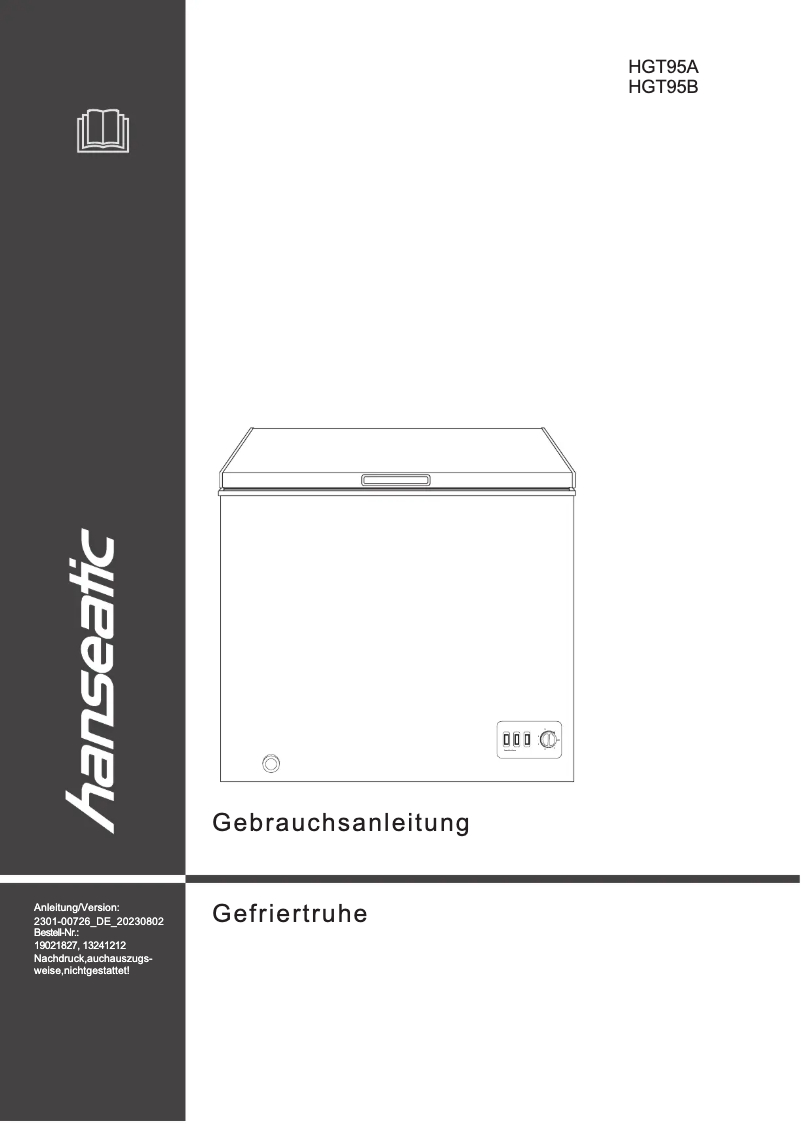 Página 1 del manual Manual de usuario Hanseatic HGT95B