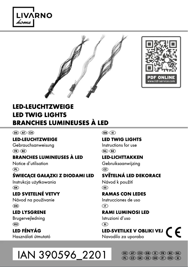 Page 1 de la notice Manuel utilisateur Livarno Lux IAN 365153