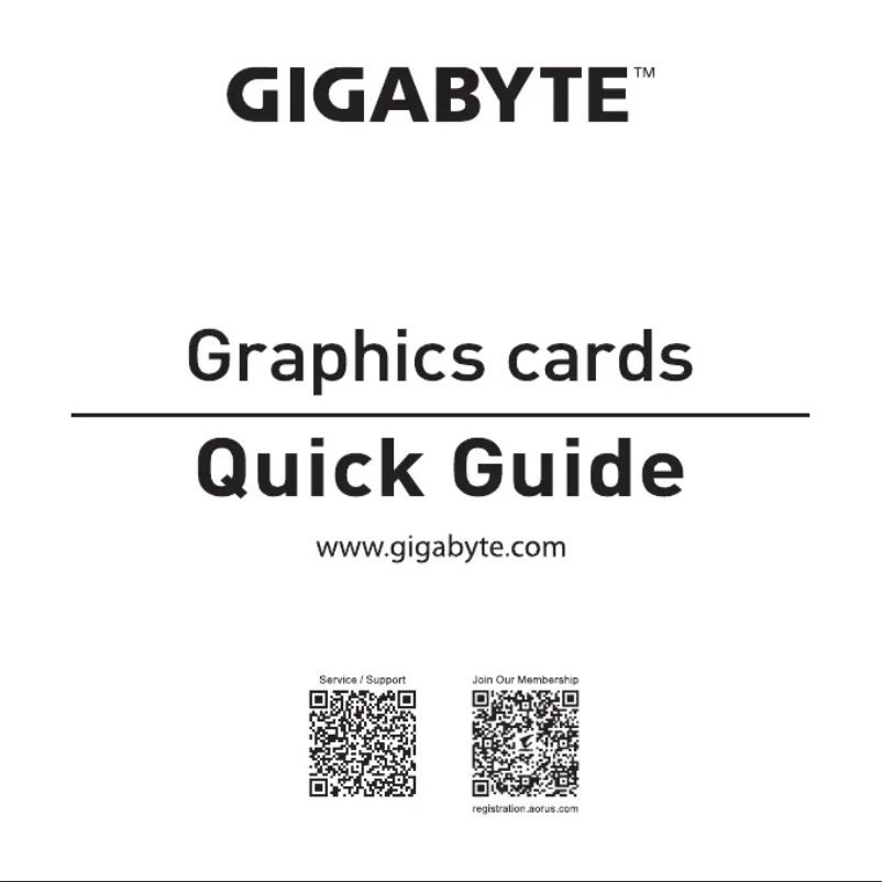 Page 1 de la notice Manuel utilisateur Gigabyte GeForce RTX 4070 SUPER GAMING OC 12G