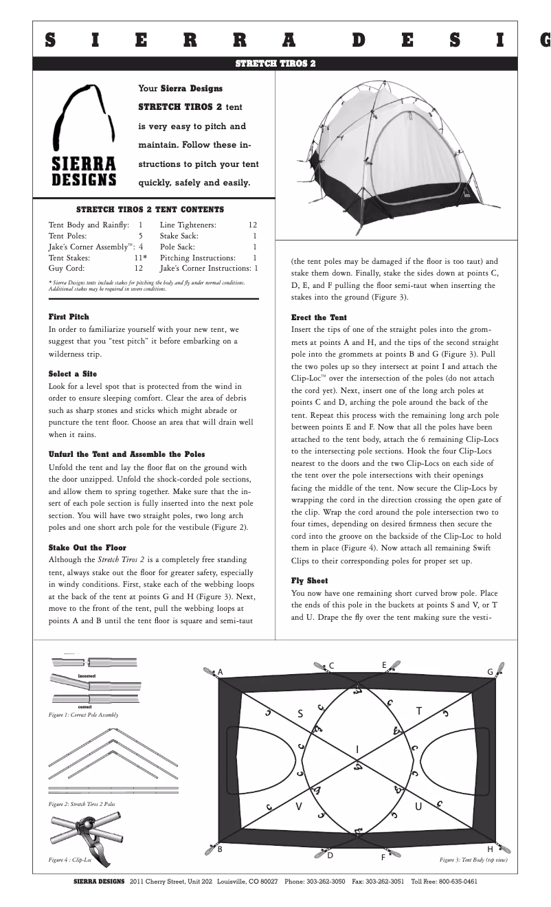 Imagen de la primera página del manual del dispositivo Stretch Tiros 2