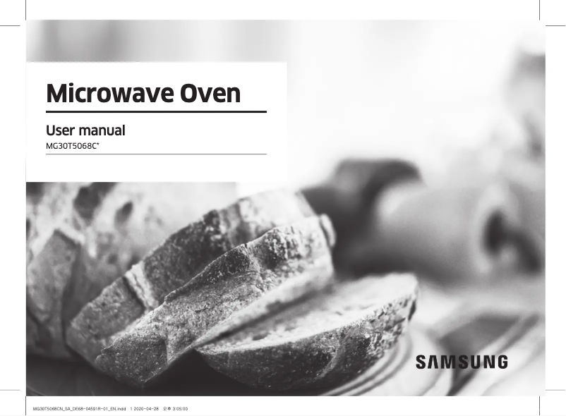 Imagen de la primera página del manual del dispositivo MG30T5068CN