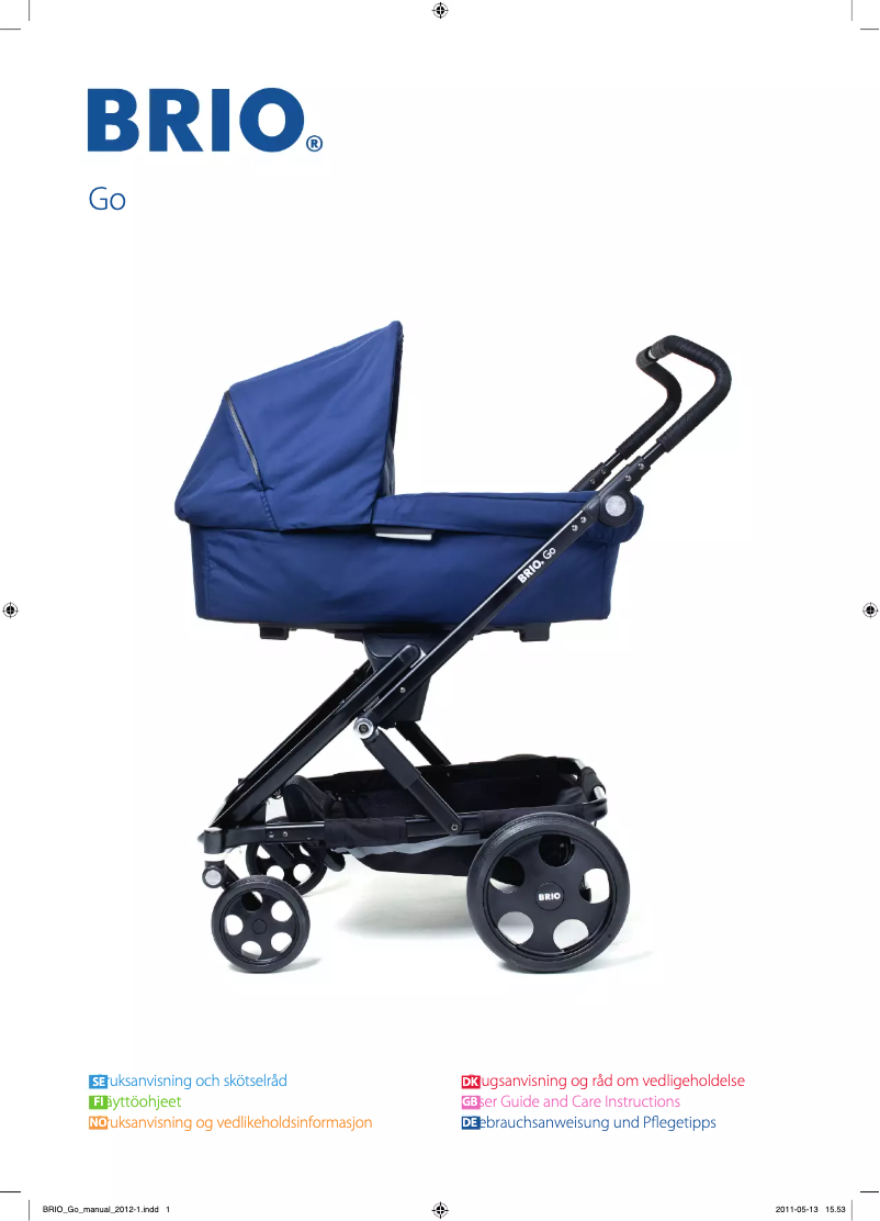 Page 1 de la notice Manuel utilisateur BRIO Go