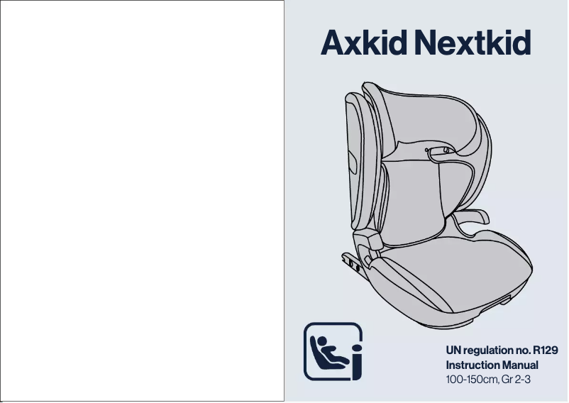 Page 1 de la notice Manuel utilisateur Axkid Nextkid