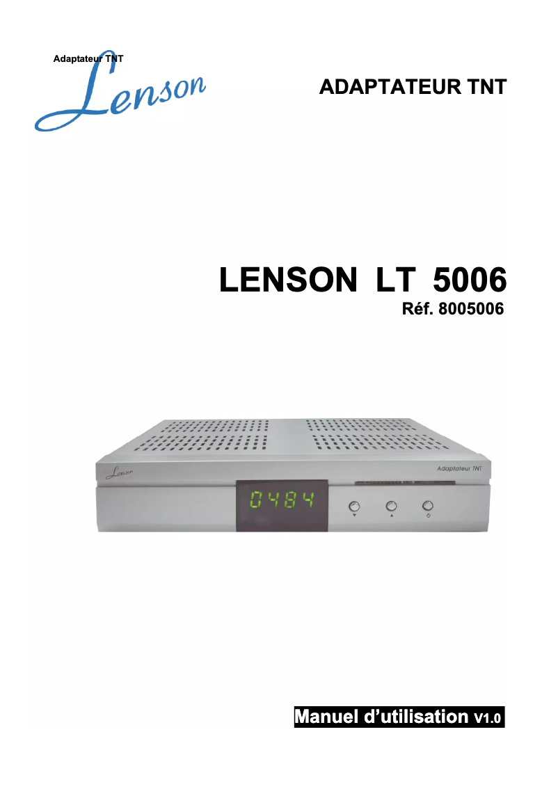 Imagen de la primera página del manual del dispositivo LT 5006