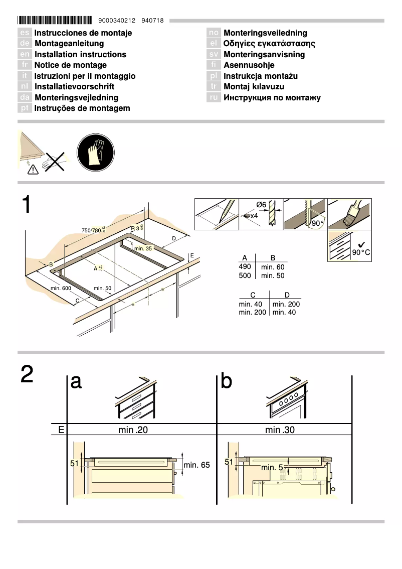 Image de la première page du manuel de l'appareil CA428351