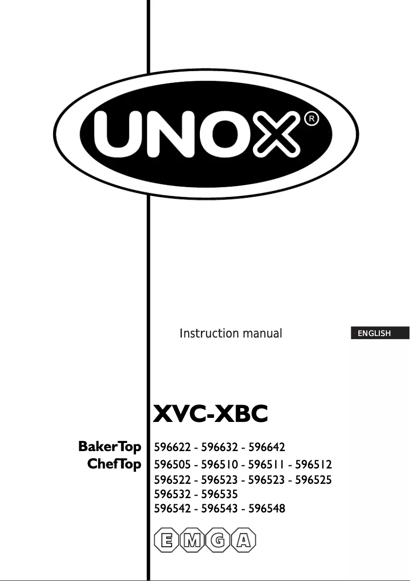 Página 1 del manual Manual de usuario Unox BakerTop