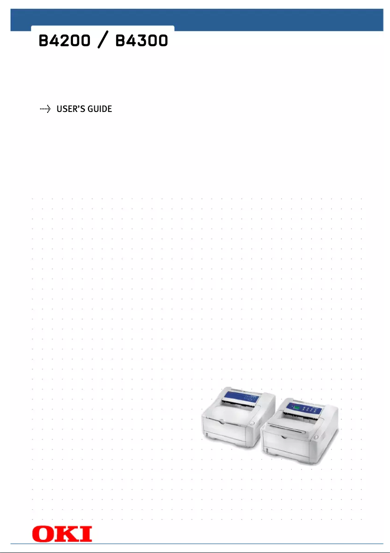 Image de la première page du manuel de l'appareil B4200