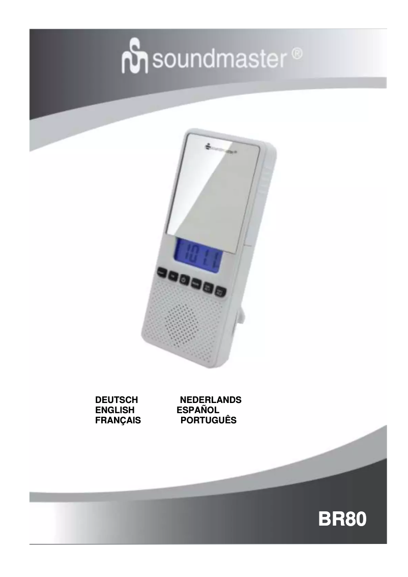 Page 1 de la notice Manuel utilisateur Soundmaster BR80