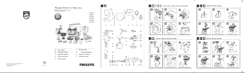 Image de la première page du manuel de l'appareil Avance Collection HR7954